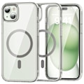 Miniatyrbild 1 av 6: ColorPop iPhone 15 Plus Skal CH MagSafe Transparent/Titanium