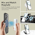 Miniatyrbild 4 av 5: Tech-Protect iPhone 16 Plus Skal MagSafe MagMat Matt Svart