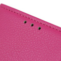 Miniatyrbild 5 av 5: Samsung Galaxy S20 Plus - Litchi Plånboksfodral - Rosa Pink Rosa