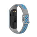 Miniatyrbild 2 av 5: Samsung Galaxy Fit 2 SM-R220 Armband Ihåligt Silikon Grå/Blå