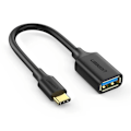 Miniatyrbild 1 av 6: UGREEN USB-C Hane - USB-A 3.0 Hona Adapter Svart