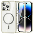 Miniatyrbild 1 av 6: ColorPop iPhone 14 Pro Max Skal CH MagSafe Transparent/Titanium