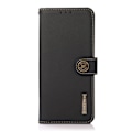 Miniatyrbild 2 av 6: KHAZNEH OnePlus Nord CE 2 5G Fodral RFID Äkta Läder Svart