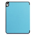 Miniatyrbild 3 av 5: iPad Air 2025-2020 Fodral Tri-Fold Litchi Blå Blue Blå