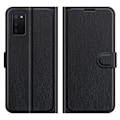 Miniatyrbild 1 av 6: Samsung Galaxy A03s Fodral Litchi Läder Svart