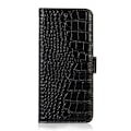 Miniatyrbild 2 av 6: Xiaomi 13 5G Fodral Krokodil Textur Läder Svart