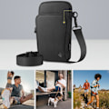 Miniatyrbild 7 av 11: Spigen Crossbody Axelväska Svart