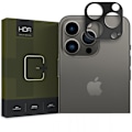 Miniatyrbild 1 av 2: HOFI iPhone 15 Pro / 15 Pro Max Linsskydd AluCam Pro+ Svart
