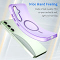 Miniatyrbild 4 av 6: Samsung Galaxy S24 FE Skal MagSafe Slim Matt Lila