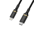 Miniatyrbild 1 av 4: OtterBox Standard 2m MFi PD Lightning - USB-C Kabel Svart