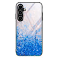 Miniatyrbild 1 av 6: Samsung Galaxy A05s 4G Skal Marmor Härdat Glas Blå