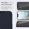 Miniatyrbild 4 av 6: Spigen 14 Plus / iPhone 13 Pro Max "Ez Fit" 2-PACK Skärmskydd Privacy