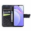 Miniatyrbild 4 av 5: Xiaomi Redmi 9T - Butterfly Läder Fodral - Svart Black Svart