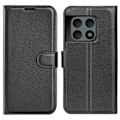 Miniatyrbild 1 av 6: OnePlus 10 Pro 5G Fodral Litchi Textur Svart