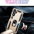 Miniatyrbild 3 av 6: Samsung Galaxy A15 5G Skal Armor Ring Hybrid Guld