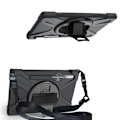 Miniatyrbild 2 av 6: Galaxy Tab S8 / Tab S7 Skal 360° Hybrid Kickstand Med Strap