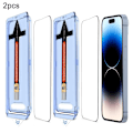 Miniatyrbild 1 av 2: iPhone 14 Pro 2-PACK Skärmskydd Heltäckande Härdat Glas