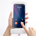 Miniatyrbild 5 av 6: Vattentät telefonväska IPX8 Med Rem För 7.2 tums Telefon Svart