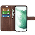 Miniatyrbild 2 av 6: Samsung Galaxy S23 Plus Fodral Solid Läder Brun