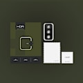 Miniatyrbild 4 av 4: HOFI Samsung Galaxy S24 FE Linsskydd CamRing Pro+ Svart
