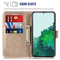 Miniatyrbild 5 av 6: Samsung Galaxy S22 Ultra Fodral Owl Dreamcatcher Guld