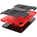Miniatyrbild 6 av 6: iPad Mini 2024/2021 Skal Rugged Kickstand Armor Röd