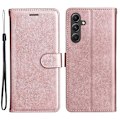 Miniatyrbild 1 av 6: Samsung Galaxy A55 5G Fodral Solid Läder Roséguld