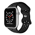 Miniatyrbild 2 av 7: Sportarmband Dual-Color Apple Watch 42/44/45/49 mm (S/M) Svart