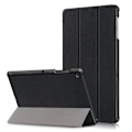 Miniatyrbild 1 av 5: Samsung Galaxy Tab S5e - Tri-Fold Läder Fodral - Svart Svart