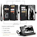 Miniatyrbild 5 av 6: CASEME Samsung Galaxy A16 Fodral Multifunktionell Svart