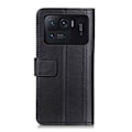 Miniatyrbild 3 av 5: Xiaomi Mi 11 Ultra - Läder Fodral - Svart Black Svart
