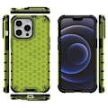 Miniatyrbild 2 av 3: iPhone 14 Skal Shockproof Honeycomb Hybrid Grön