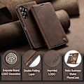 Miniatyrbild 4 av 6: CASEME Galaxy A16/A26 5G Fodral Flip Retro Läder Brun
