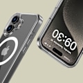 Miniatyrbild 3 av 5: Tech-Protect iPhone 16 Skal MagSafe FlexAir Hybrid Transparent