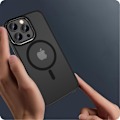 Miniatyrbild 2 av 5: Tech-Protect iPhone 15 Pro Max Skal MagSafe MagMat Svart