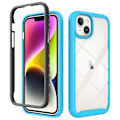 Miniatyrbild 1 av 6: iPhone 15 Plus Skal Shockproof Med Frontram Ljus Blå