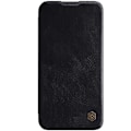 Miniatyrbild 2 av 6: iPhone 13 Pro Max - NILLKIN Qin CamShield Läder Fodral - Svart