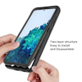 Miniatyrbild 4 av 4: Samsung Galaxy S21 - 360° Shockproof Hybrid Skal - Svart Black Svart