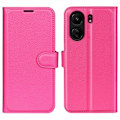 Miniatyrbild 1 av 6: Xiaomi Redmi 13C 4G Fodral Litchi Läder Rosa