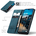 Miniatyrbild 5 av 6: CASEME Galaxy A16/A26 5G Fodral Flip Retro Läder Blå