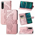 Miniatyrbild 6 av 6: Sony Xperia 5 III Fodral Tryckt Butterfly Roséguld