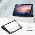 Miniatyrbild 4 av 6: Samsung Galaxy Tab A7 Lite 8.7 - Tri-Fold Läder Fodral - Svart