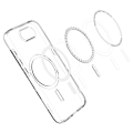 Miniatyrbild 6 av 6: Spigen iPhone 16e Skal MagSafe Liquid Crystal Clear