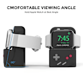 Miniatyrbild 3 av 6: AHASTYLE Apple Watch Laddningsställ Gamepad Silikon Svart