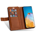 Miniatyrbild 4 av 6: Samsung Galaxy S23 Plus Fodral Multifunktionell Med Frontficka Brun