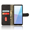 Miniatyrbild 2 av 6: Sony Xperia 10 VI Fodral Skin Touch Läder Fodral Svart