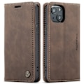 Miniatyrbild 1 av 6: CASEME iPhone 13 Fodral Retro Läder Brun