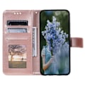 Miniatyrbild 2 av 6: Samsung Galaxy S23 Plus Fodral Mandala Läder Roséguld