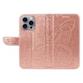 Miniatyrbild 2 av 6: iPhone 16 Pro Max Fodral Fjäril Tryck Roséguld
