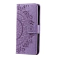 Miniatyrbild 5 av 6: Samsung Galaxy S23 Fodral Mandala Läder Lila